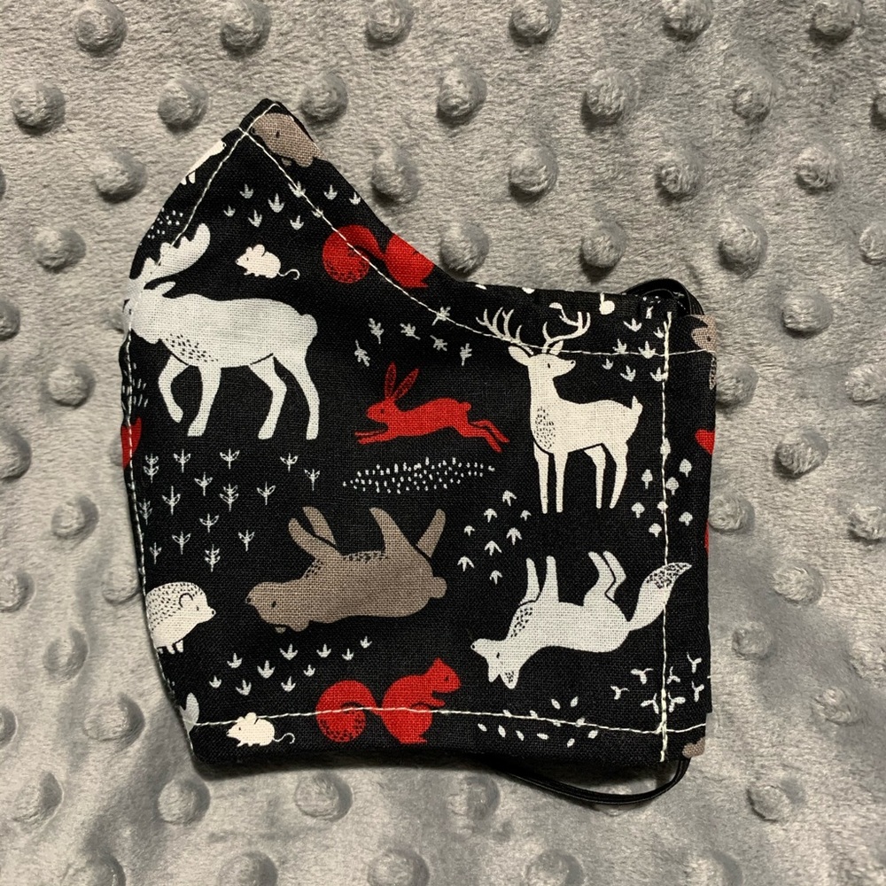 Child Kids 7-12 yrs Handmade face mask animals